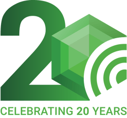 Celebrating 20 Logo - brighter