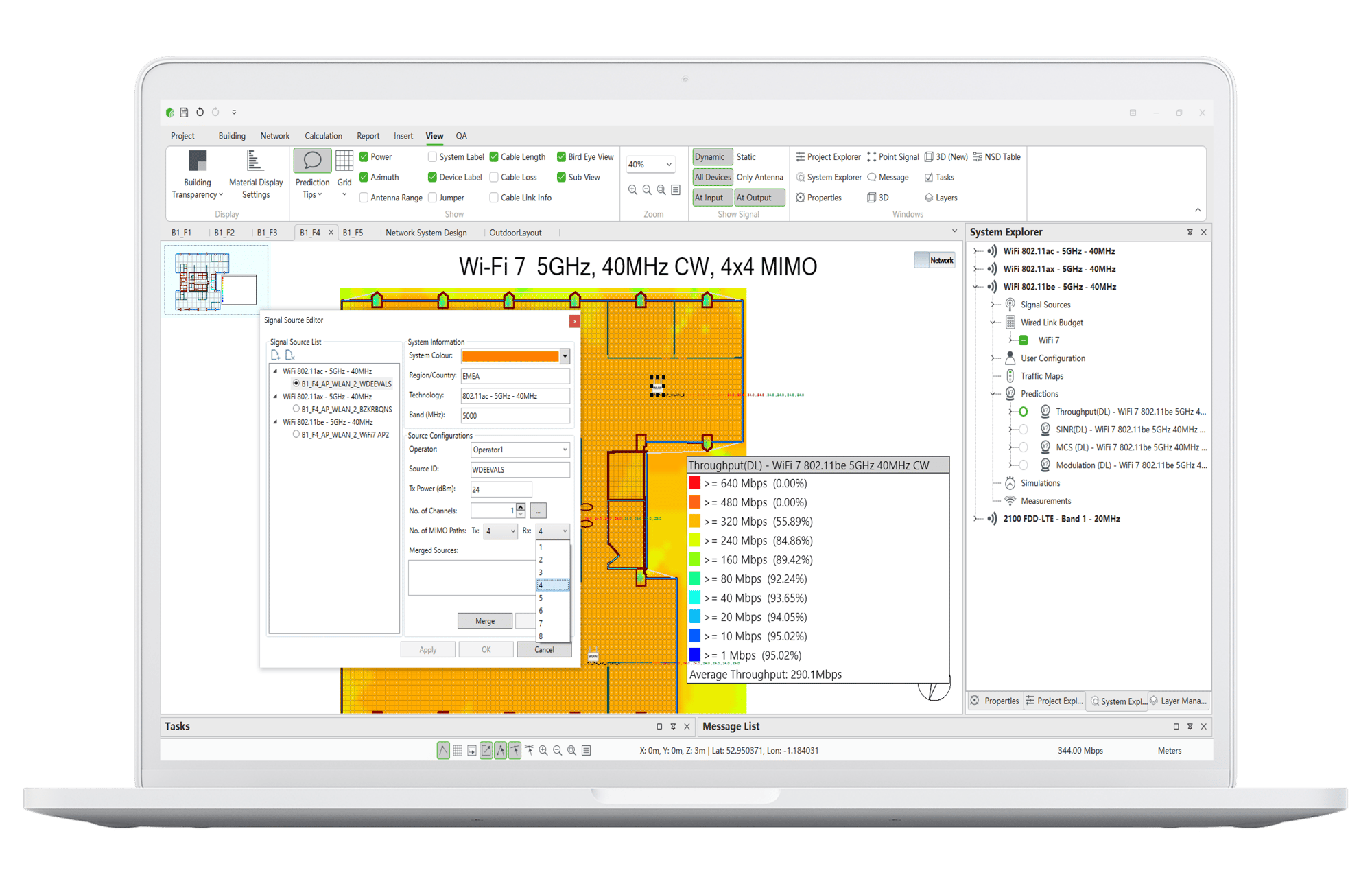 WiFi 7 - MIMO configuration improvement for individual Tx and Rx